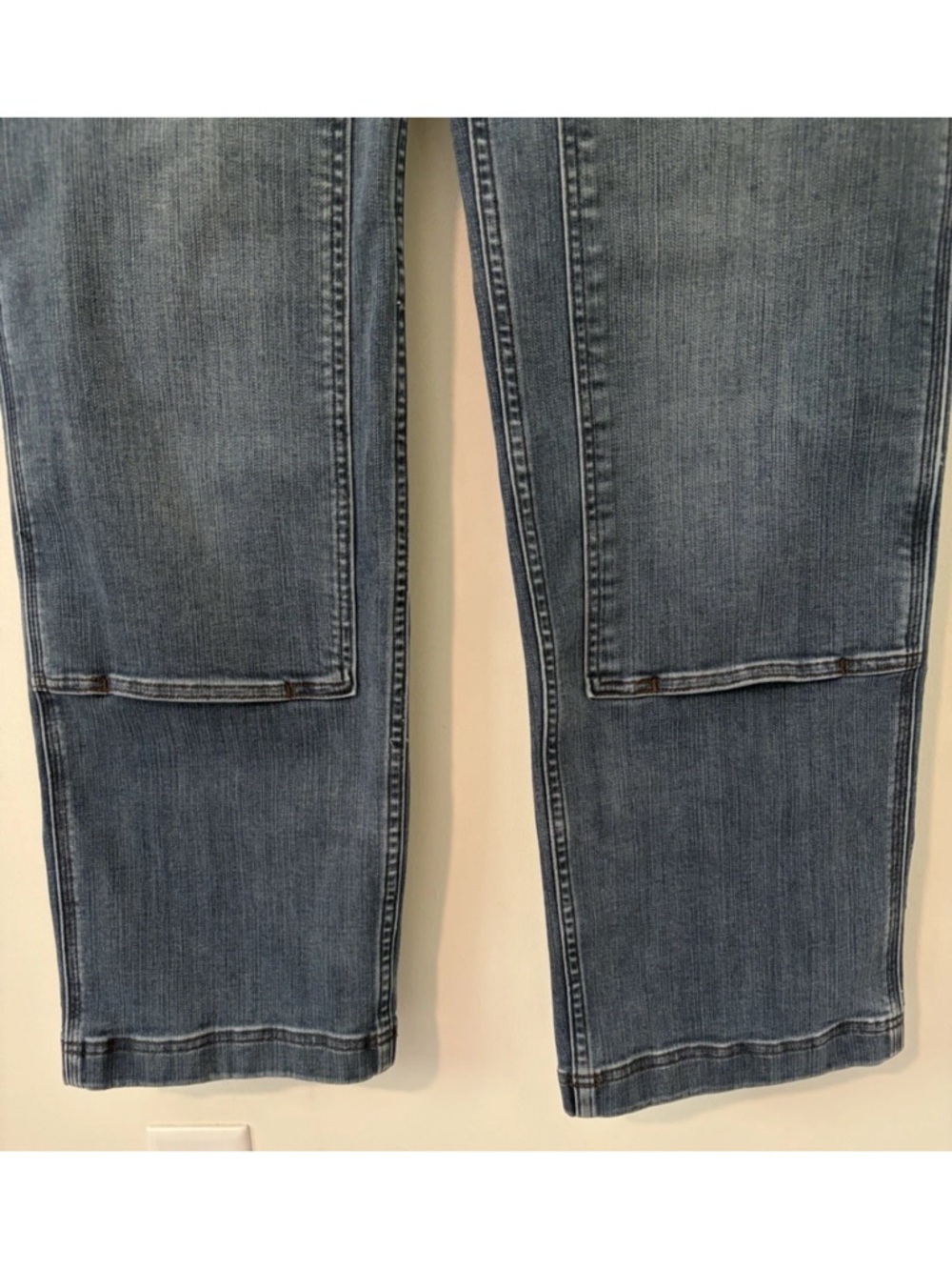 Duluth Trading Jeans Double Knee Denim Carpenter Jeans Women’s Size 8 Regular - Picture 4 of 15